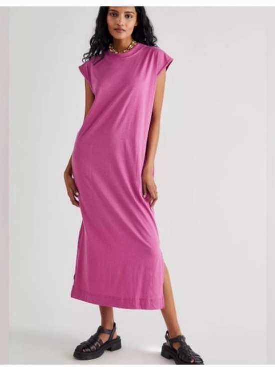 Free People Dresses & Skirts - NWT Free People Beach All Day Long Midi T-Shirt Dress Size Medium